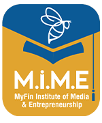 Myfin global finance media professional logo